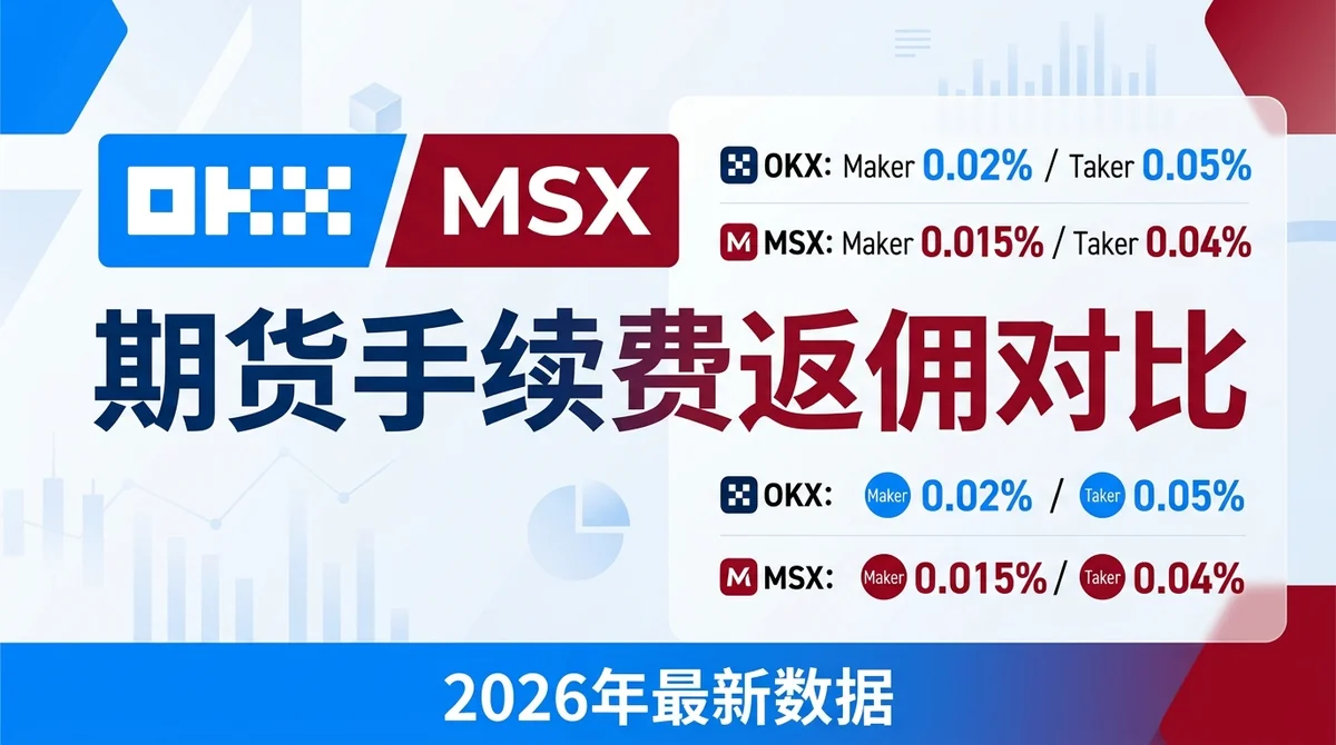 OKX与MSX期货手续费返佣机制对比2026：VIP返现、交易挖矿与实际到手成本测算