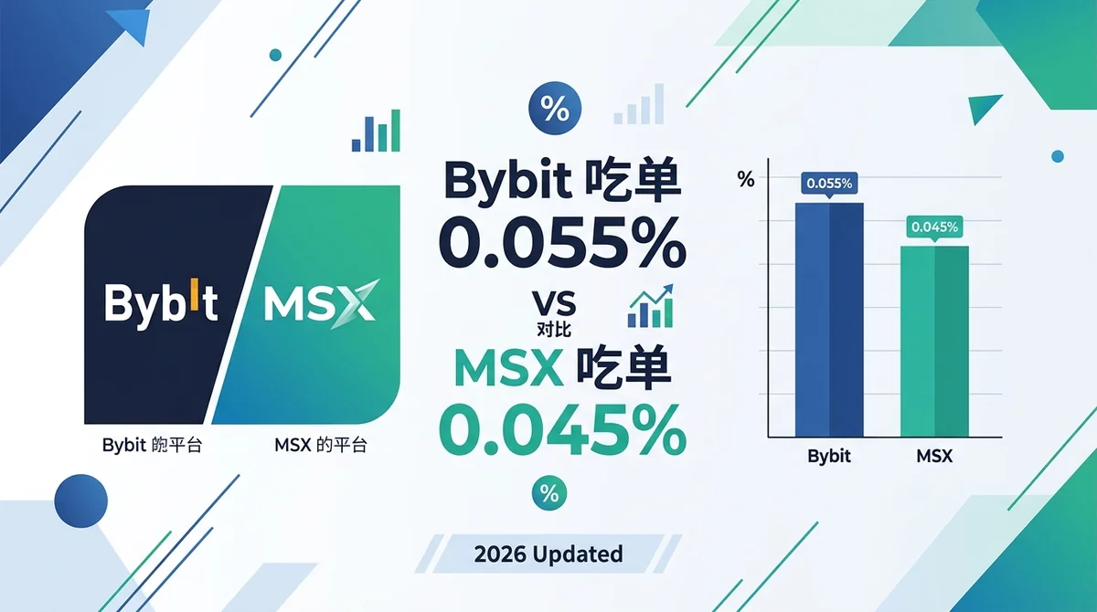 Bybit vs BingX永续合约手续费深度对比2026：费率阶梯、资金费率与MSX低费率替代方案