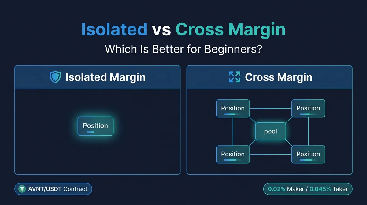 Isolated vs Cross Margin: Which Is Better for Beginners? AVNT/USDT Contract Margin Mode Comparison