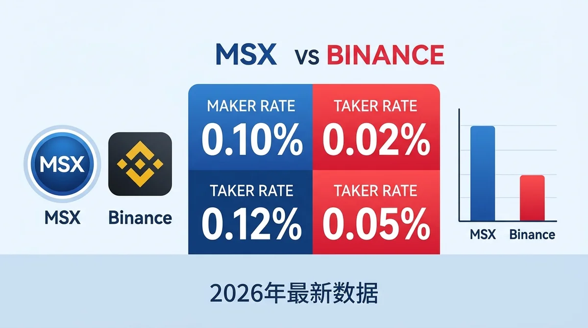 MSX vs Binance 永续合约手续费与功能对比2026：VIP费率结构、资金费率全解析